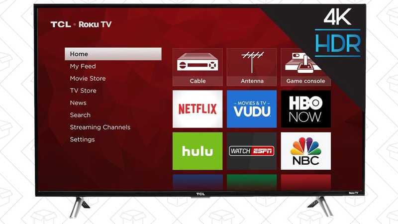 Televisor TCL 43" 4K Roku | $300 | Amazon